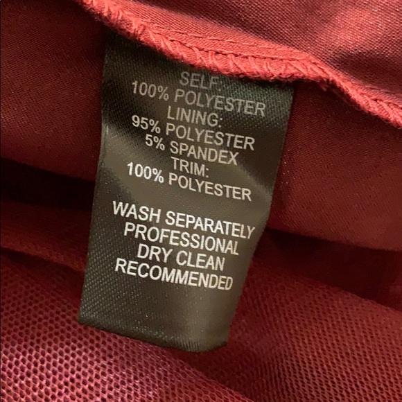 Lulus-Burgundy Tulle Strapless Skater Dress NWT - Picture 7 of 8